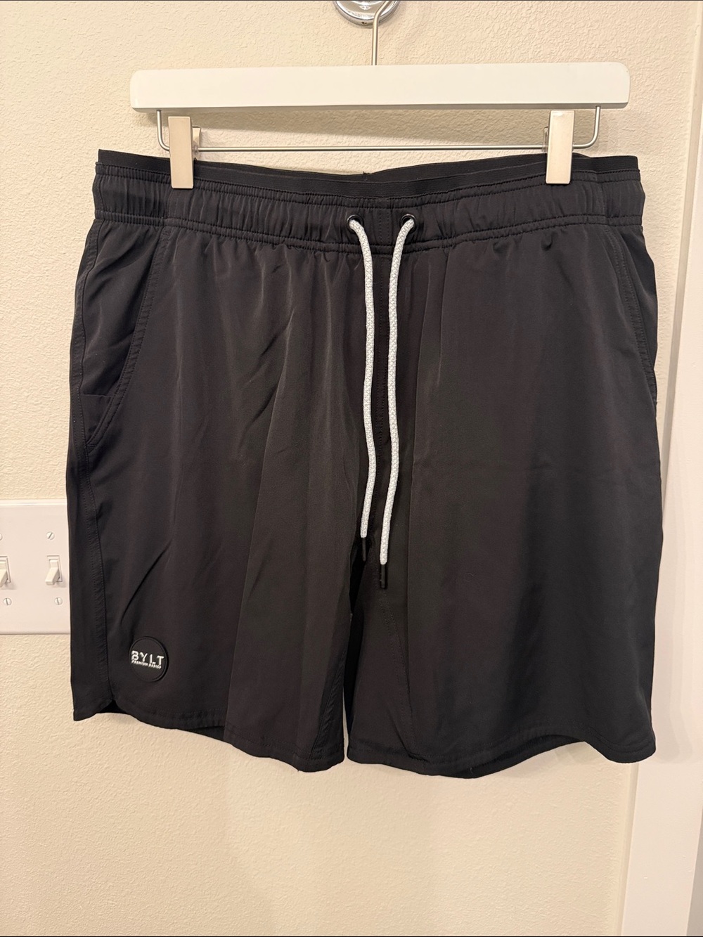 BYLT Basics Active+ Short, Black Athletic Drawstring